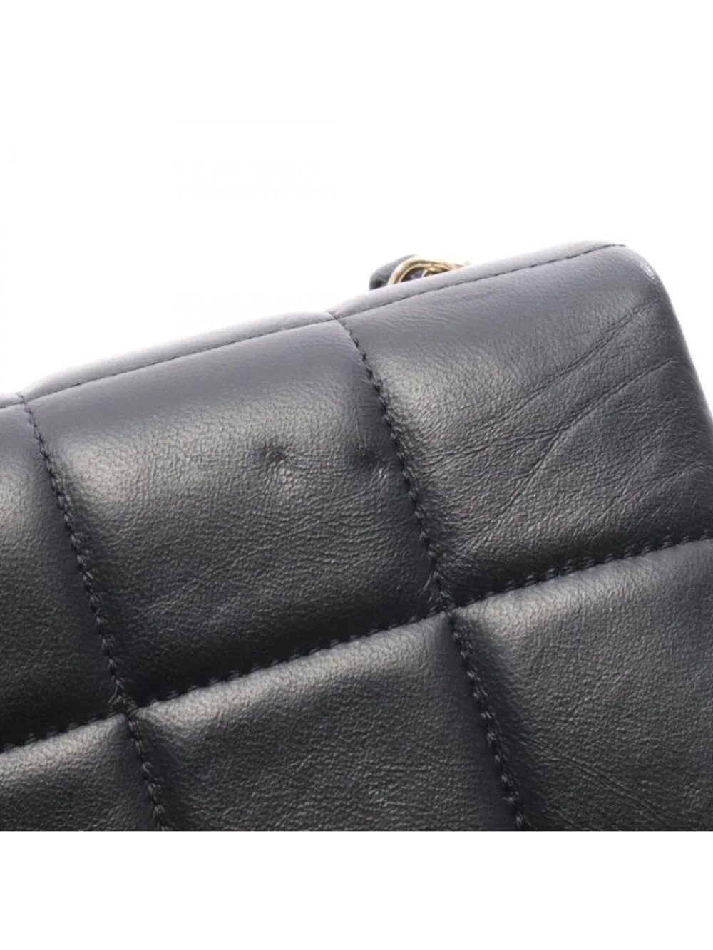 Chanel Shoulder Bag Mini Flap Black Lambskin